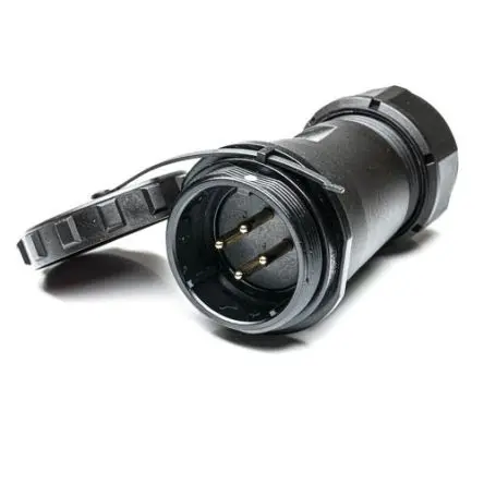 Produktfoto 1 von RS PRO SP29 38.8 mm Rundsteckverbinder Buchse 4-polig Stecker 25A Kabel IP68