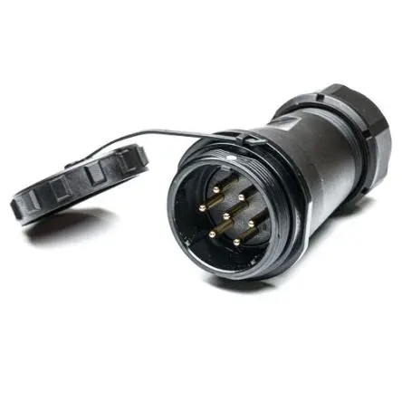 Produktfoto 1 von RS PRO SP29 38.8 mm Rundsteckverbinder Buchse 7-polig Stecker 25A Kabel IP68