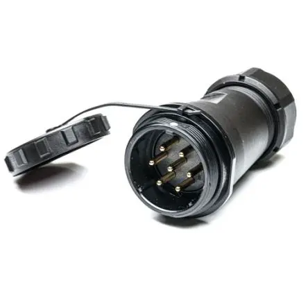 Produktfoto 1 von RS PRO SP29 38.8 mm Rundsteckverbinder Buchse 7-polig Stecker 10A Kabel IP68