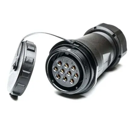 Produktfoto 1 von RS PRO SP29 38.8 mm Rundsteckverbinder Buchse 10-polig Buchse 25A Kabel IP68