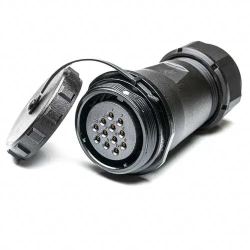 Produktfoto 1 von RS PRO SP29 38.8 mm Rundsteckverbinder Buchse 12-polig Buchse 10A Kabel IP68