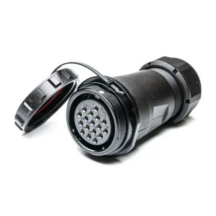 Produktfoto 1 von RS PRO SP29 38.8 mm Rundsteckverbinder Buchse 17-polig Buchse 10A Kabel IP68
