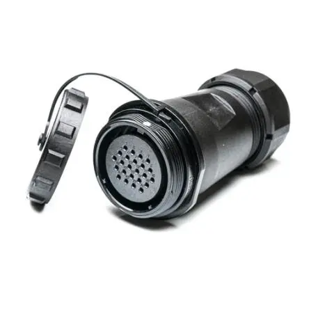 Produktfoto 1 von RS PRO SP29 38.8 mm Rundsteckverbinder Buchse 24-polig Buchse 5A Kabel IP68