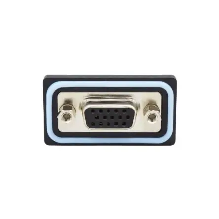 Produktfoto 1 von Norcomp HDF D-Sub-Steckverbinder gewinkelt, 15-polig 2.29 mm Raster, Oberfläche Buchse, mit 4-40 Platinenbefestigung
