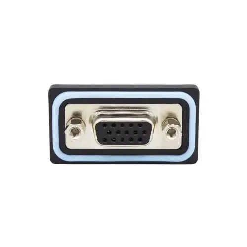 Produktfoto 1 von Norcomp HDF D-Sub-Steckverbinder gewinkelt, 15-polig 2.29 mm Raster, Oberfläche Buchse, mit 4-40 Platinenbefestigung