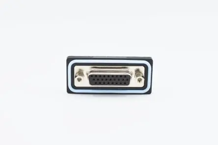 Produktfoto 1 von Norcomp HDF D-Sub-Steckverbinder gewinkelt, 26-polig 2.29 mm Raster, Oberfläche Buchse, mit 4-40 Schraube