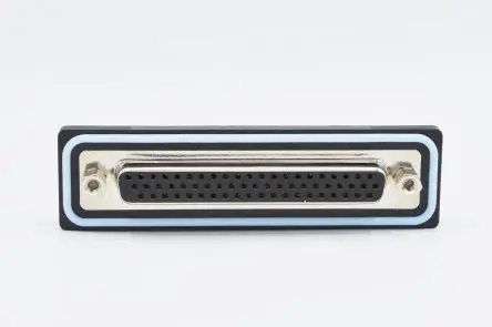 Produktfoto 1 von Norcomp HDF D-Sub-Steckverbinder gewinkelt, 62-polig 2.41 mm Raster, Oberfläche Buchse, mit 4-40 Platinenbefestigung