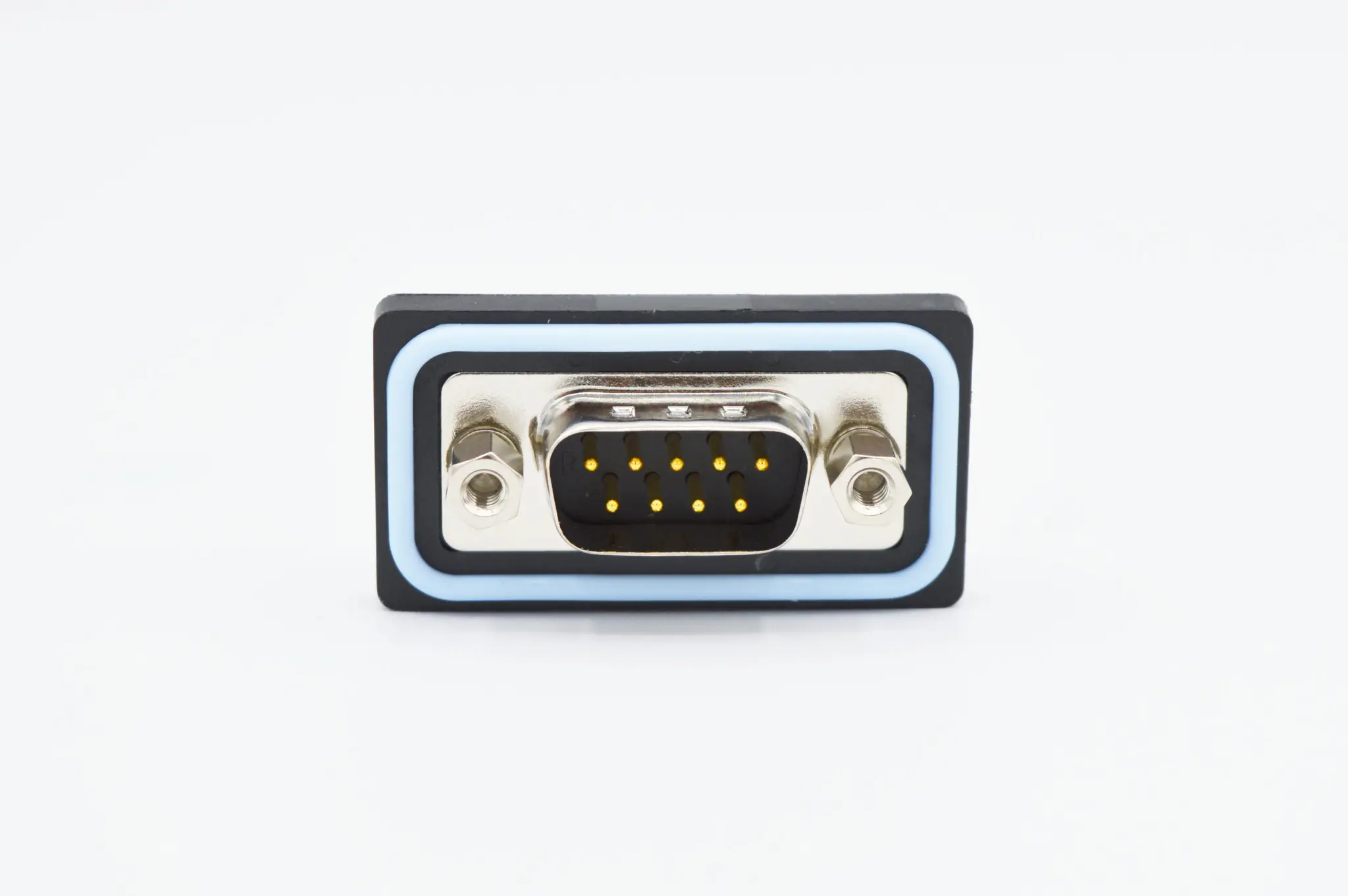 Produktfoto 1 von Norcomp SDF D-Sub-Steckverbinder gewinkelt, 9-polig 2.74 mm Raster, Oberfläche Stecker, mit 4-40 Schraube