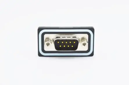 Produktfoto 1 von Norcomp SDF D-Sub-Steckverbinder gewinkelt, 9-polig 2.74 mm Raster, Oberfläche Stecker, mit 4-40 Platinenbefestigung
