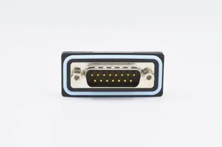 Produktfoto 1 von Norcomp SDF D-Sub-Steckverbinder gewinkelt, 15-polig 2.74 mm Raster, Oberfläche Stecker, mit 4-40 Platinenbefestigung