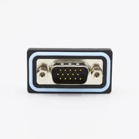 Produktfoto 1 von Norcomp HDF D-Sub-Steckverbinder Vertikal, 15-polig 2.29 mm Raster, Oberfläche Stecker, mit 4-40 Platinenbefestigung