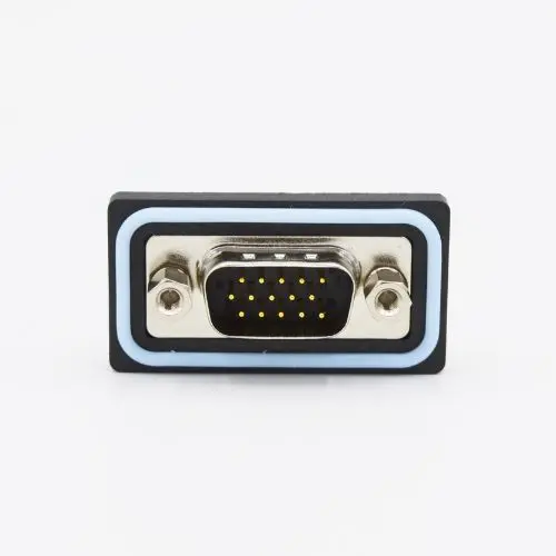 Produktfoto 1 von Norcomp HDF D-Sub-Steckverbinder Vertikal, 15-polig 2.29 mm Raster, Oberfläche Stecker, mit 4-40 Platinenbefestigung