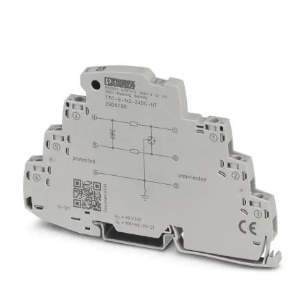 Produktfoto 1 von Phoenix Contact, Überspannungsschutz 20 kA DIN-Hutschiene Surge Protection Device TTC