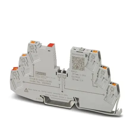 Produktfoto 1 von Phoenix Contact PTCB Elektronischer Schutzschalter 24V 1, 2A DIN-Hutschiene, Typ E L. 80 mm x 6.2mm