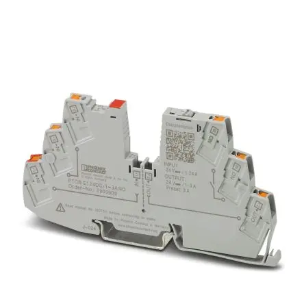 Produktfoto 1 von Phoenix Contact PTCB Elektronischer Schutzschalter 24V 1, 3A DIN-Hutschiene, Typ E L. 105.8 mm x 6.2mm