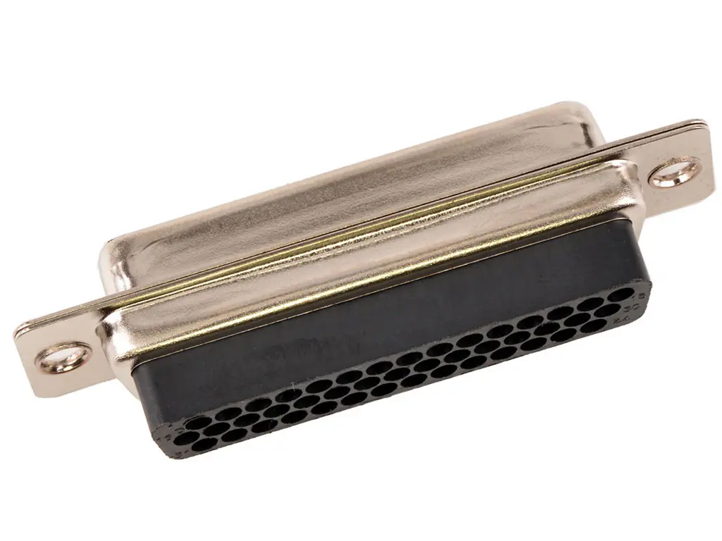 Produktfoto 1 von FCT from Molex 173113 D-Sub-Steckverbinder Gerade, 44-polig 1.98 mm Raster, Panel Buchse, mit 4 bis 40