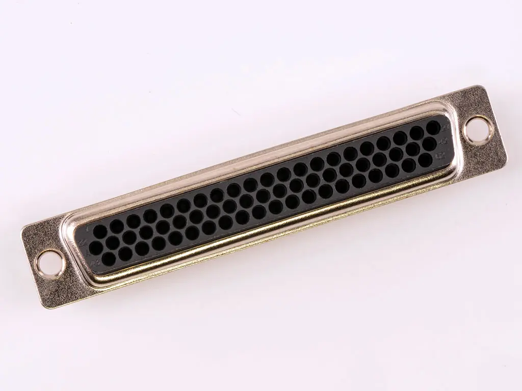 Produktfoto 1 von FCT from Molex 173113 D-Sub-Steckverbinder Gerade, 62-polig 1.98 mm Raster, Panel Buchse, mit 4 bis 40