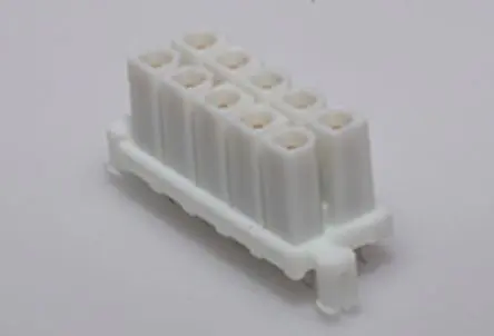 Produktfoto 1 von Molex Mini-Fit Buchse Crimpsteckverbinder-Gehäuse 4.2 mm, 10-polig / 2-reihig Vertikal