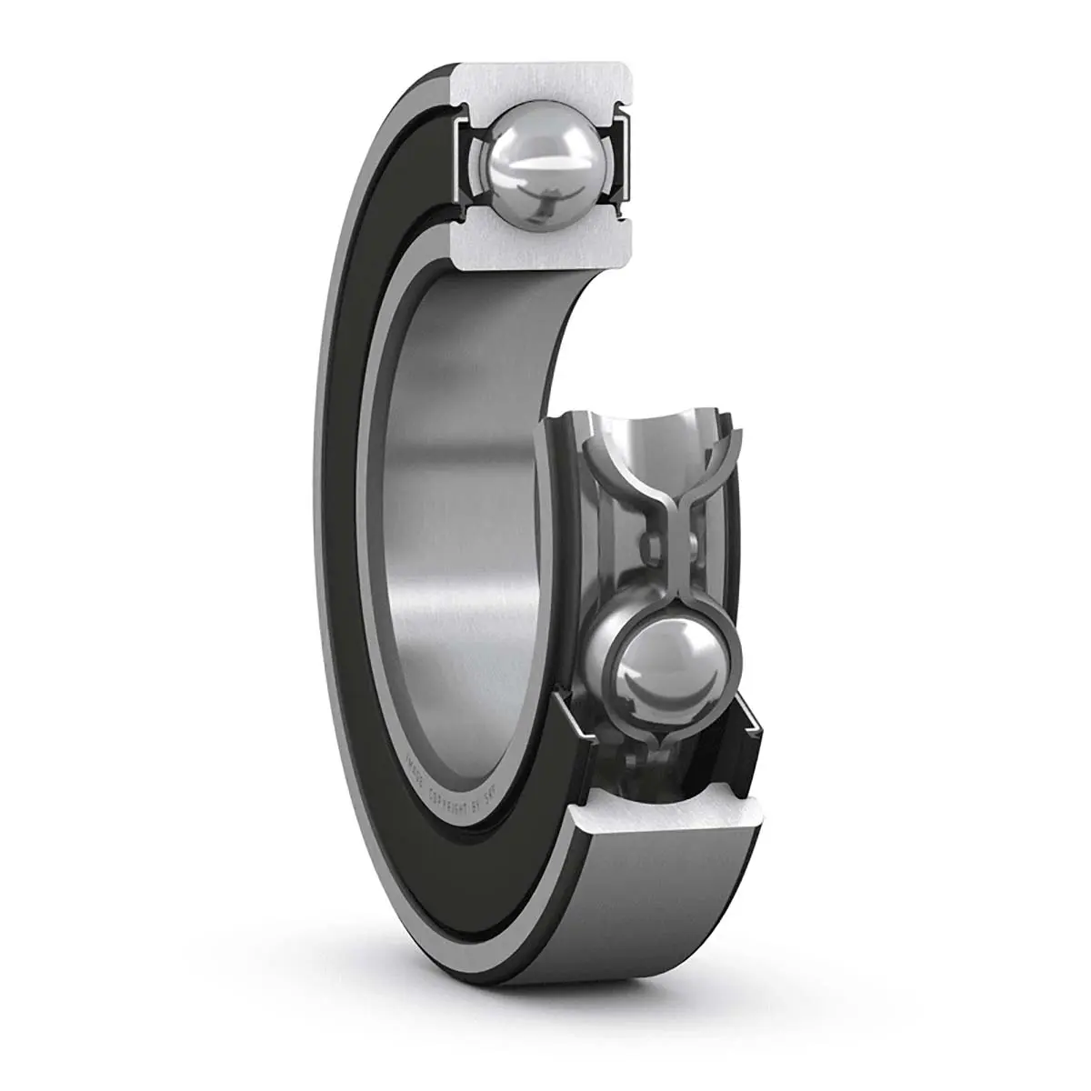 Produktfoto 1 von SKF 1-reihig Kugellager, Innen-Ø 17 mm / Außen-Ø 40 mm Außen-ø , Breite 12 mm