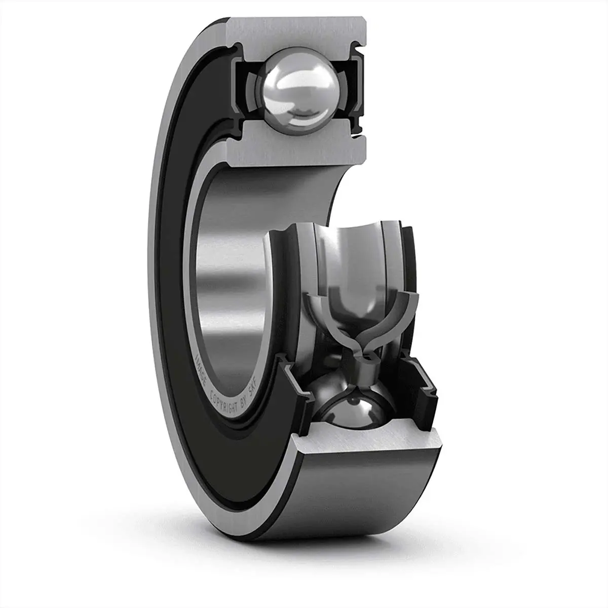 SKF 1-reihig Kugellager glatt, Innen-Ø 17 mm / Außen-Ø 40 mm Außen-ø , Breite 12 mm