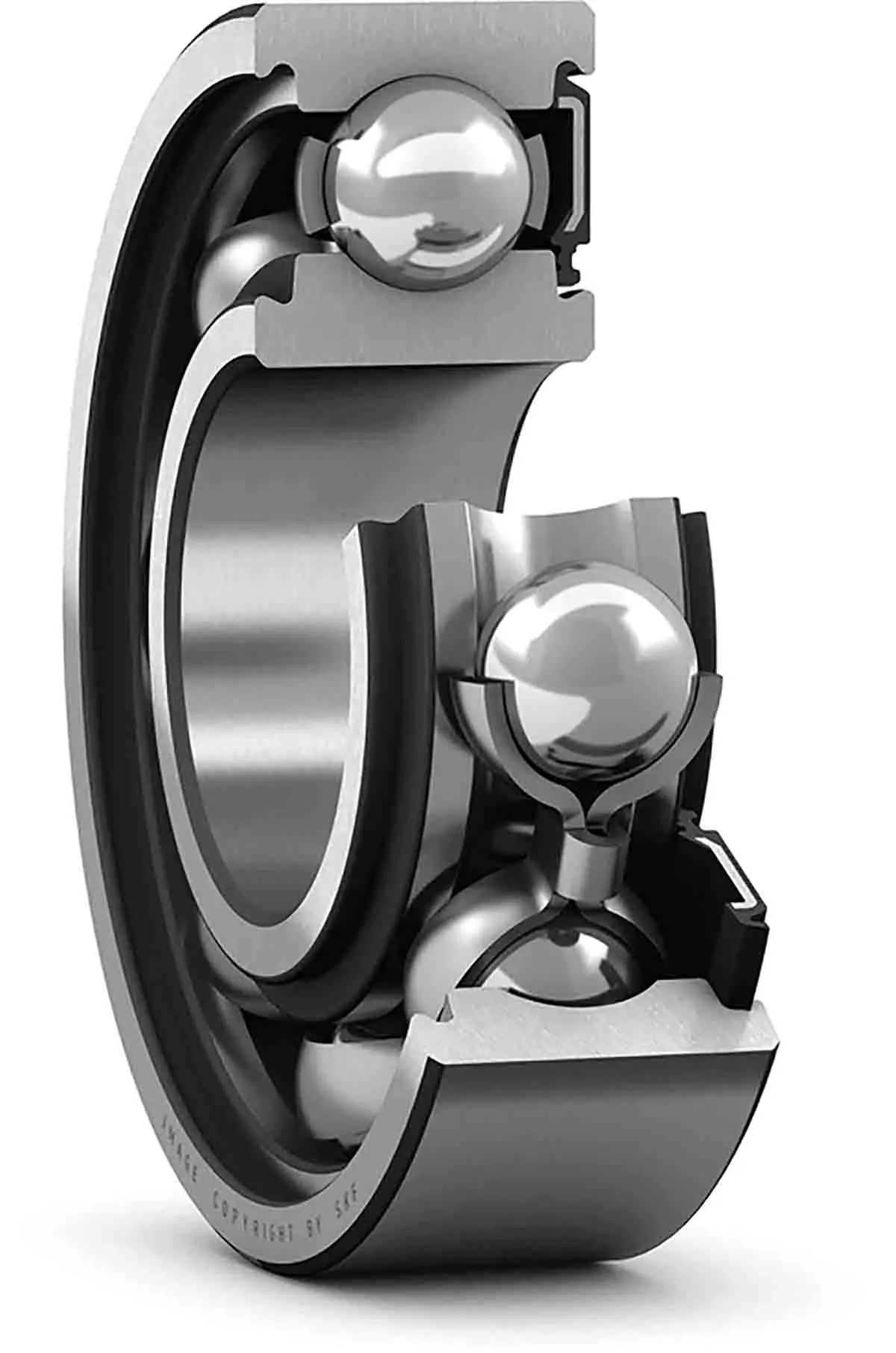 Produktfoto 1 von SKF 1-reihig Kugellager, Innen-Ø 6 mm / Außen-Ø 19 mm Außen-ø , Breite 6 mm 19 mm