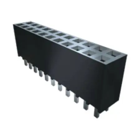 Samtec SSW Leiterplattenbuchse Gerade Durchsteckmontage 12-polig / 2-reihig, Raster 2.54 mm Lot