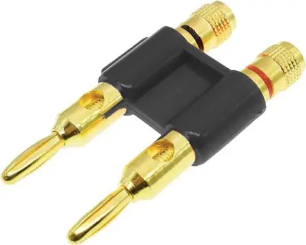 Produktfoto 1 von RS PRO 4 mm Stecker Schwarz Bananenstecker, Kontakt Gold, 30V 32A Übertragung