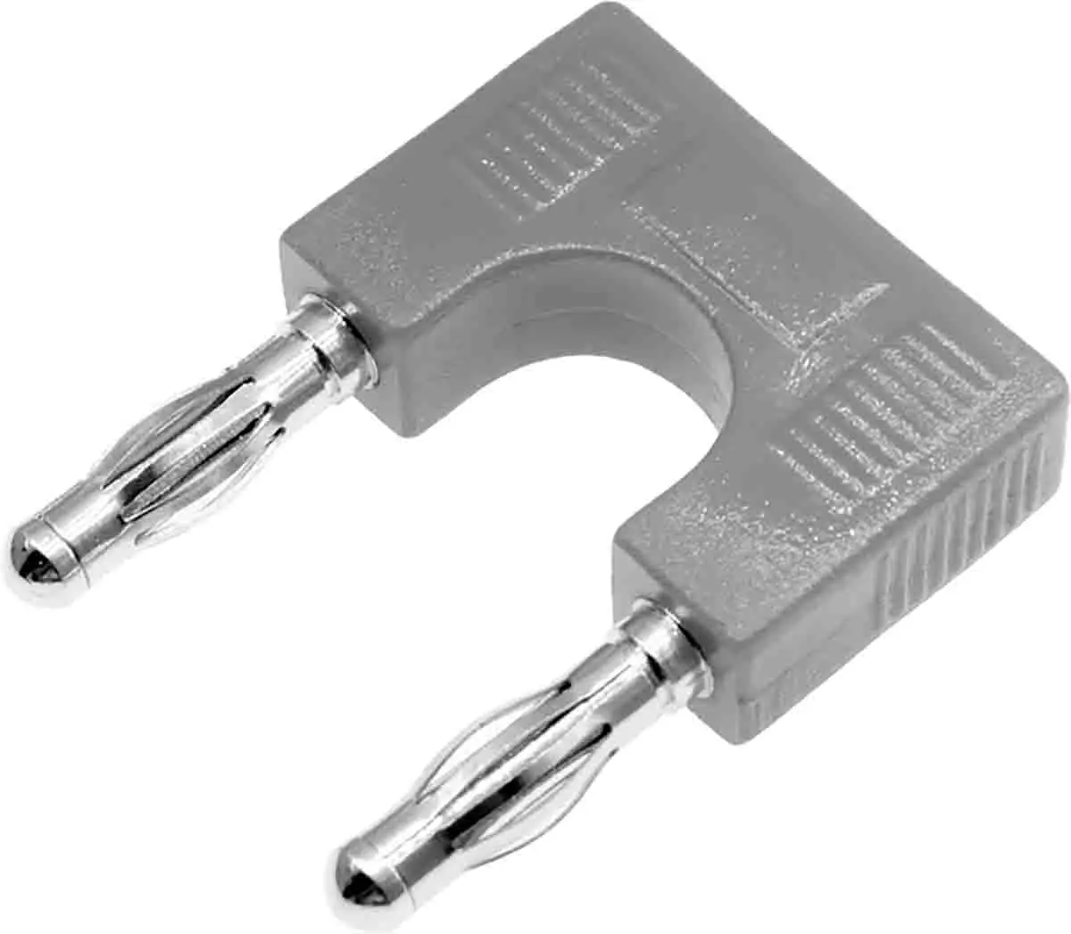 Produktfoto 1 von RS PRO 4 mm Stecker Grau Bananenstecker, Kontakt Nickel, 30 V Übertragung