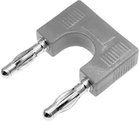 Produktfoto 1 von RS PRO 4 mm Stecker Grau Bananenstecker, Kontakt Nickel, 30V 32A Übertragung
