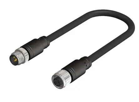 Produktfoto 1 von RS PRO CDF, 5-polig Sensor-Betätigungselementkabel, Gerade Buchse 5 / Gerade Stecker, Länge 5 m