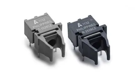 Produktfoto 1 von Broadcom AFBR 10 MBd LWL-Sender, 3 ns 650 nm, Fallzeit 3 ns Vierkant, Lichtwellenleiter-Anschluss 8-polig 10.2 mm 7.6mm