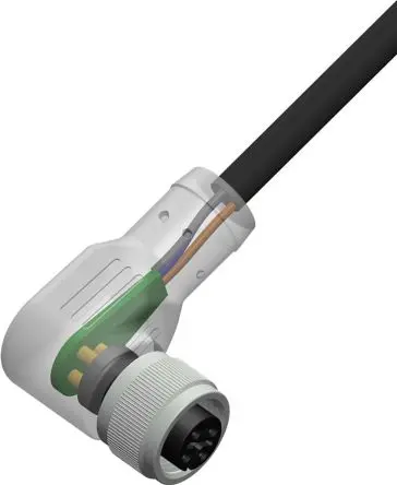 Produktfoto 1 von RS PRO M12, 4-polig Sensor-Betätigungselementkabel, Rechtwinklig Buchse / Nicht abgeschlossen, Länge 25 m