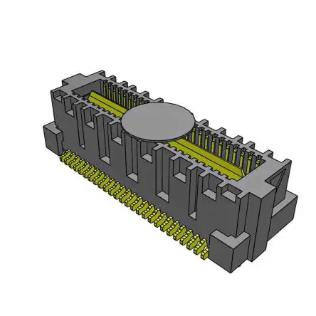 Produktfoto 1 von Samtec ASP Leiterplattenleiste Gerade, 52-polig / 2-reihig, Raster 0.64 mm Raster Oberfläche, Platine-Platine, Ummantelt