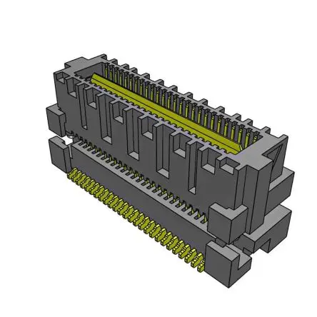 Produktfoto 1 von Samtec ASP Leiterplattenleiste Gerade, 52-polig / 2-reihig, Raster 0.64 mm Raster Oberfläche, Platine-Platine, Ummantelt