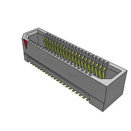 Produktfoto 1 von Samtec ASP Leiterplattenleiste Gerade, 40-polig / 2-reihig, Raster 0.8 mm Raster Oberfläche, Platine-Platine, Ummantelt