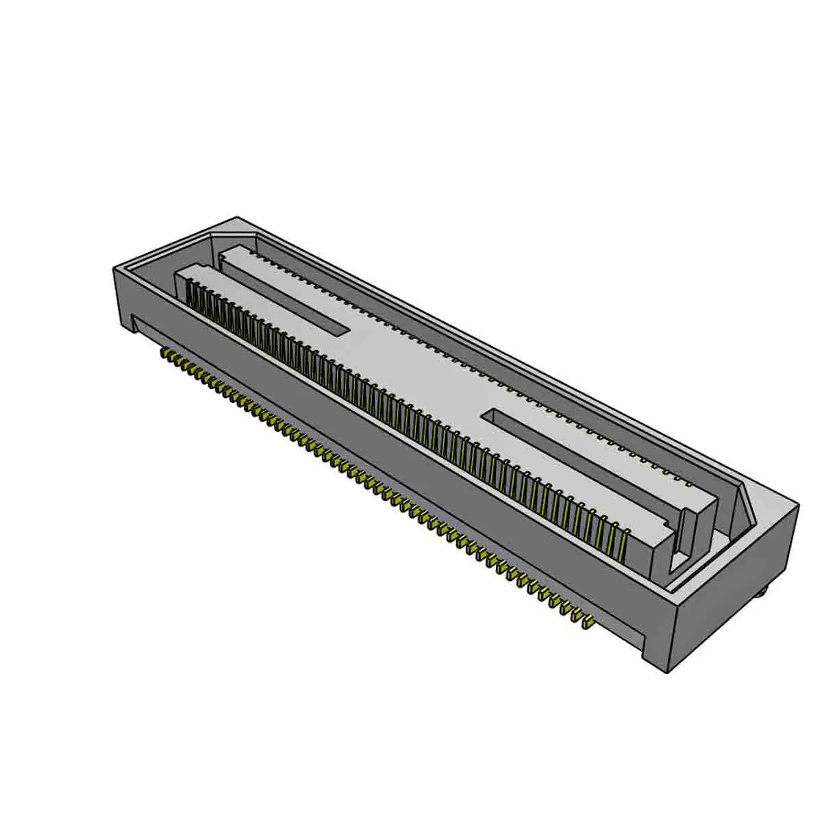 Produktfoto 1 von Samtec ASP Leiterplattenbuchse gewinkelt Oberfläche 100-polig / 2-reihig, Raster 0.5 mm Lot