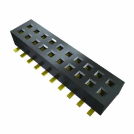 Produktfoto 1 von Samtec CLP Leiterplattenbuchse Gerade Oberfläche 28-polig / 2-reihig, Raster 1.27 mm Lot
