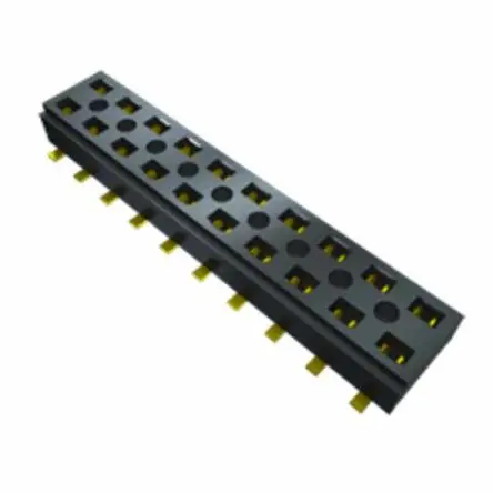 Produktfoto 1 von Samtec CLP Leiterplattenbuchse Gerade Oberfläche 12-polig / 2-reihig, Raster 2 mm Lot