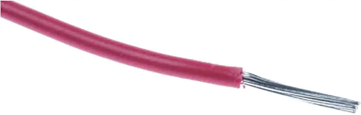 Produktfoto 1 von RS PRO Einzeladerleitung 0,51 mm², 20 AWG 305m Rot PVC isoliert 10/0.25mm Litzen