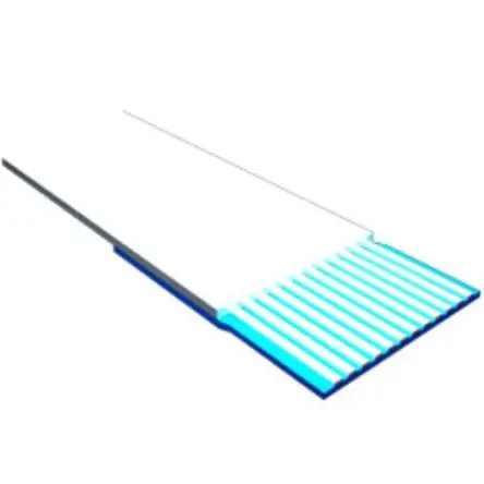 Produktfoto 1 von Samtec FJH Flachbandkabel Flach, Raster 0.5 mm 40 4 mm