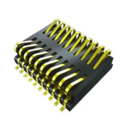Produktfoto 1 von Samtec FSI Leiterplattenleiste Gerade, 30-polig / 2-reihig, Raster 1 mm Raster Oberfläche, Platine-Platine, Ummantelt
