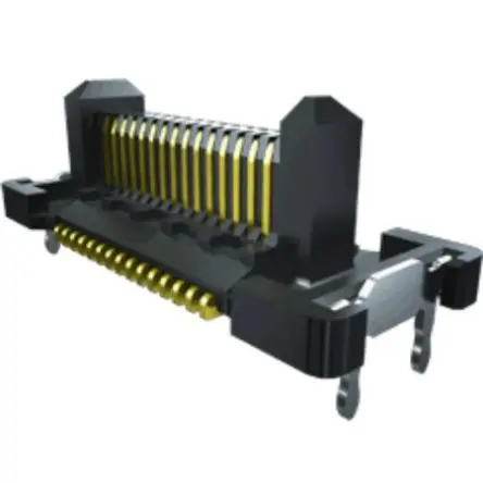 Produktfoto 1 von Samtec FT5 Leiterplattenleiste gewinkelt, 60-polig / 2-reihig, Raster 0.5 mm Raster Oberfläche, Platine-Platine,