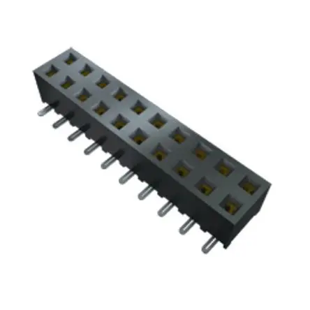 Produktfoto 1 von Samtec SMM Leiterplattenbuchse Gerade Oberfläche 20-polig / 2-reihig, Raster 2 mm Lot