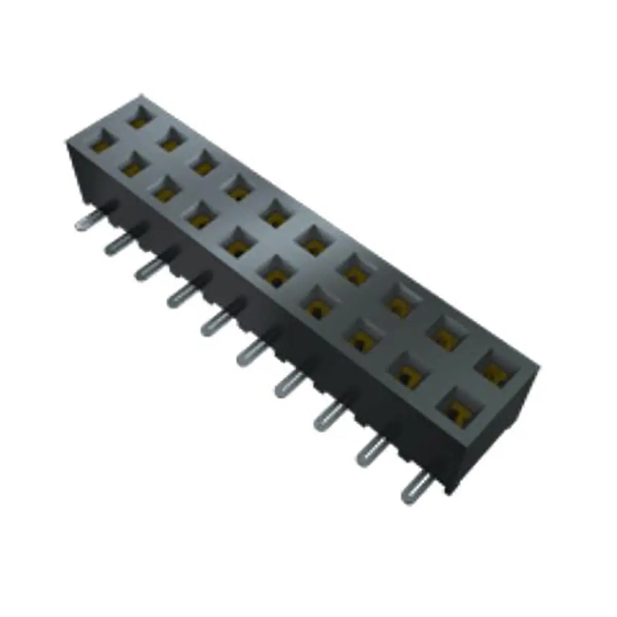 Produktfoto 1 von Samtec SMM Leiterplattenbuchse Gerade Oberfläche 14-polig / 2-reihig, Raster 2 mm Lot