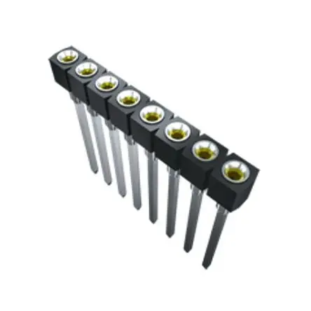 Samtec SS Leiterplattenbuchse Gerade Durchsteckmontage 8-polig / 1-reihig, Raster 2.54 mm Lot