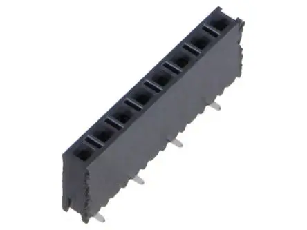 Produktfoto 1 von Samtec SSM Leiterplattenbuchse Gerade Oberfläche 8-polig / 1-reihig, Raster 2.54 mm Lot