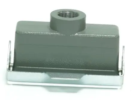 Produktfoto 1 von RS PRO RS-H24B Gehäuse für robusten Stromversorgungsstecker 1 Hebel 1, Kabel RS-H24B Kupplungsgehäuse, IP65