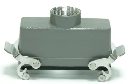 Produktfoto 1 von RS PRO RS-H24B Gehäuse für robusten Stromversorgungsstecker 2 Hebel 2, Kabel Kupplungsgehäuse, IP65
