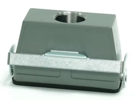 Produktfoto 1 von RS PRO RS-H24B Gehäuse für robusten Stromversorgungsstecker 1 Hebel 1, Kabel Kupplungsgehäuse, IP65