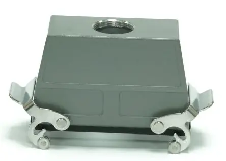 Produktfoto 1 von RS PRO RS-H24B Gehäuse für robusten Stromversorgungsstecker 2 Hebel 2, Kabel RS-H24B Kupplungsgehäuse, IP65